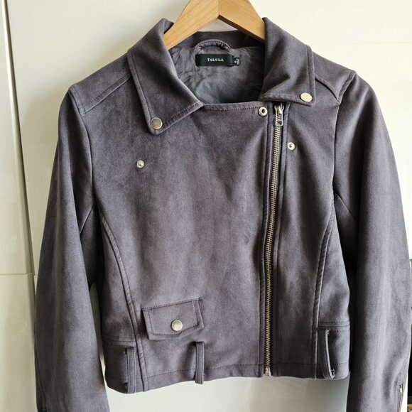 Aritzia Talula Gray Morton Moto Jacket - Picture 3 of 13